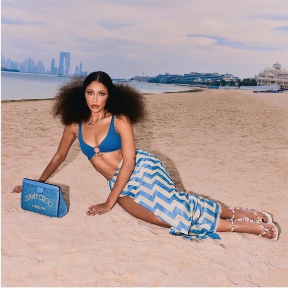 JIMMY CHOO Amiral 90 embellished leather sandals $1,175 39 - Picture 3 of 16